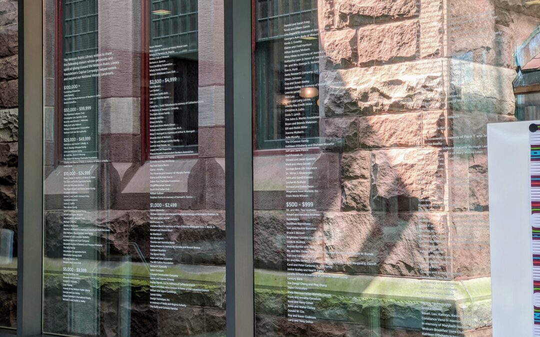 Woburn Public Library Foundation Recognizes Leadership Donors